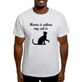 thumbnail image 1 of CafePress - Home Is Where My Cat Is T Shirt - Men's Classic Graphic T-Shirt, 1 of 4