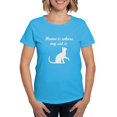 thumbnail image 1 of CafePress - Home Is Where My Cat Is T Shirt - Women's Traditional Fit Dark T-Shirt, 1 of 4