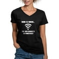 thumbnail image 1 of CafePress - Home Wifi T Shirt - Women's V-Neck Dark T-Shirt, 1 of 4
