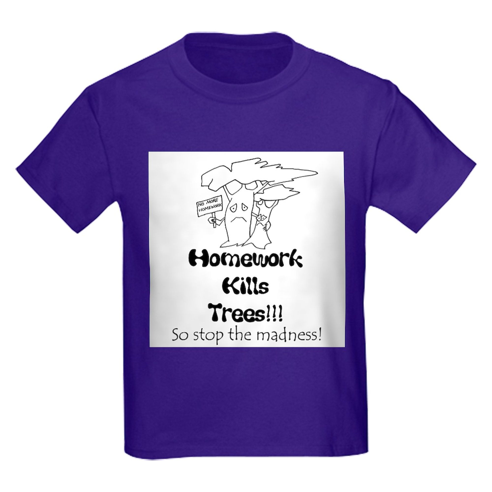 【FRIZMWORKS 】DEADLY HUNTER TEE CafePress-Homework-Kills-Trees