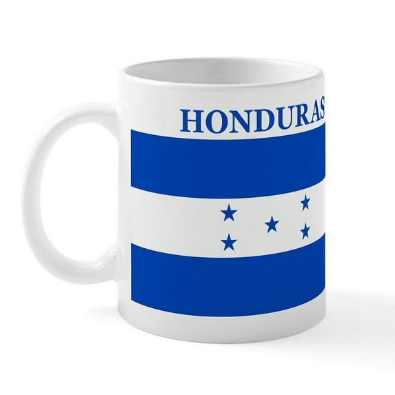 CafePress - Honduras_Flag_N1 Mugs - 11 oz Ceramic Mug - Novelty Coffee Tea Cup