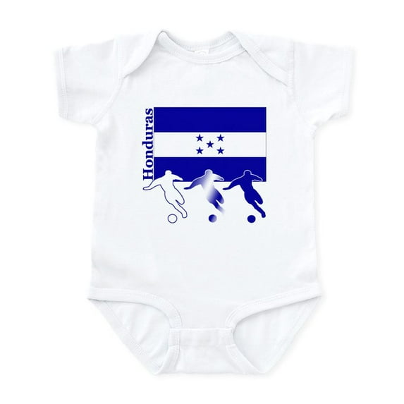 CafePress - Honduras Soccer Infant Bodysuit - Baby Light Bodysuit, Size Newborn - 24 Months