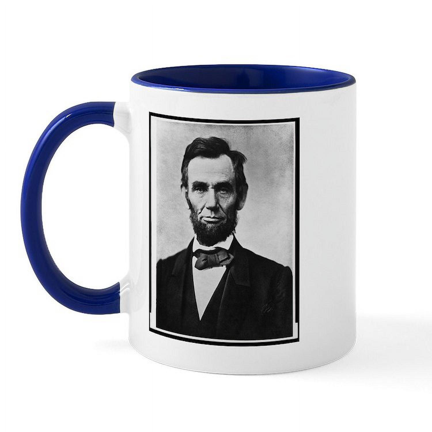 CafePress - Honest Abe Abraham Lincoln Mug - 11 oz Ceramic Mug - Novelty  Coffee Tea Cup