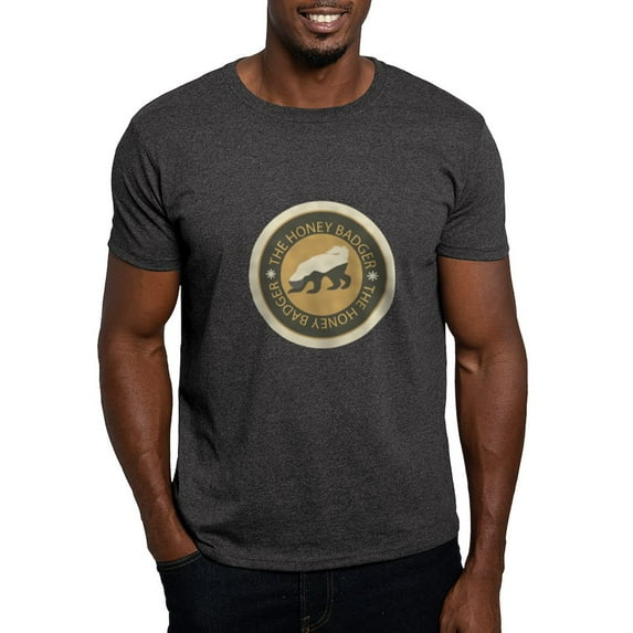 CafePress - Honey Badger Dark T Shirt - Men's Classic Graphic Cotton T-Shirt