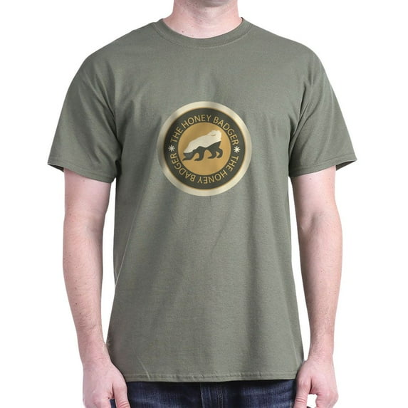 CafePress - Honey Badger Dark T Shirt - Men's Classic Graphic Cotton T-Shirt