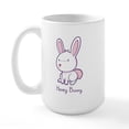 thumbnail image 1 of CafePress - Honey Bunny Large Mug - 15 oz Ceramic Large White Novelty Mug, 1 of 6