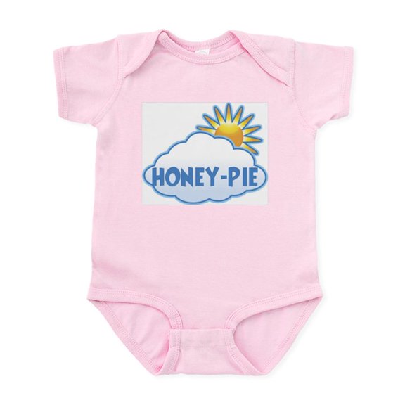 CafePress - Honey Pie (Clouds) Infant Bodysuit - Baby Light Bodysuit, Size Newborn - 24 Months