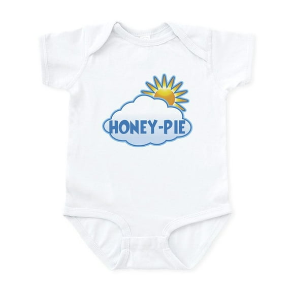 CafePress - Honey Pie (Clouds) Infant Bodysuit - Baby Light Bodysuit, Size Newborn - 24 Months