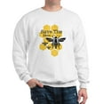 thumbnail image 1 of CafePress - Honeycomb Save The Bees Sweatshirt - Crew Neck Sweatshirt, 1 of 4