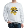 thumbnail image 1 of CafePress - Honeycomb Save The Bees Sweatshirt - Crew Neck Sweatshirt, 1 of 4