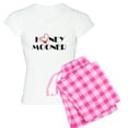 thumbnail image 1 of CafePress - Honeymooner Women's Light Pajamas - Women's Short Sleeve Print T-Shirt and Pants Light Cotton Pajama Set, 1 of 7