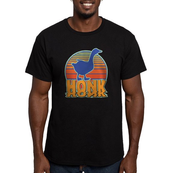 CafePress - Honk The Goose Men's Classic T Shirt - Men's Fitted T-Shirt