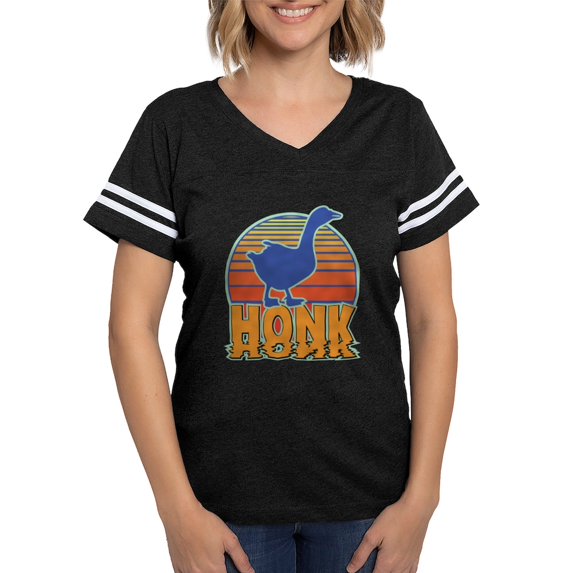 CafePress - Honk The Goose Vintage Football T Shirt - Womens Football Shirt
