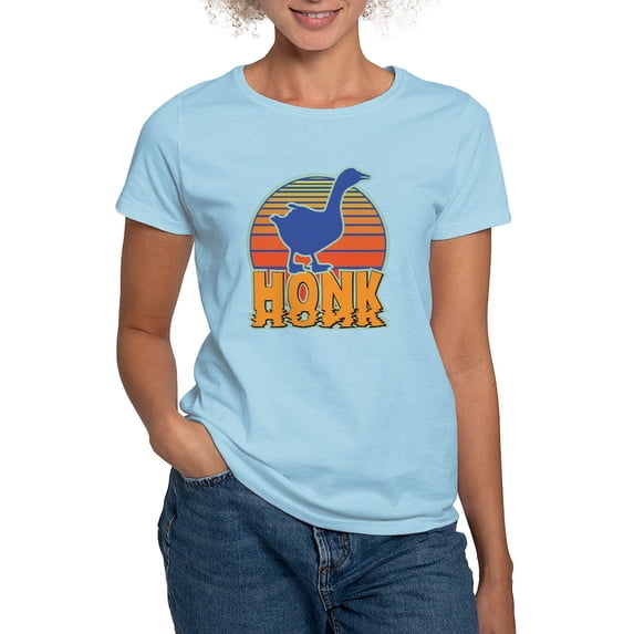 CafePress - Honk The Goose Women's Classic T Shirt - Women's Classic T-Shirt