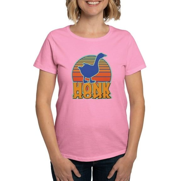 CafePress - Honk The Goose Women's Classic T Shirt - Women's Traditional Fit Dark T-Shirt