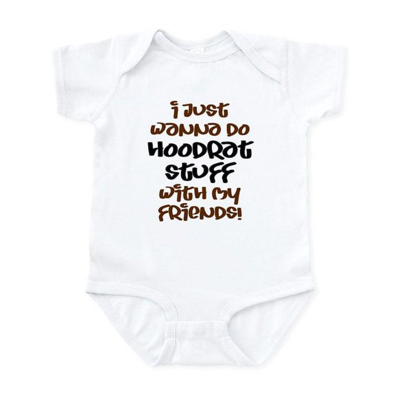 CafePress - Hoodrat_2 Body Suit - Baby Light Bodysuit, Size Newborn - 24 Months