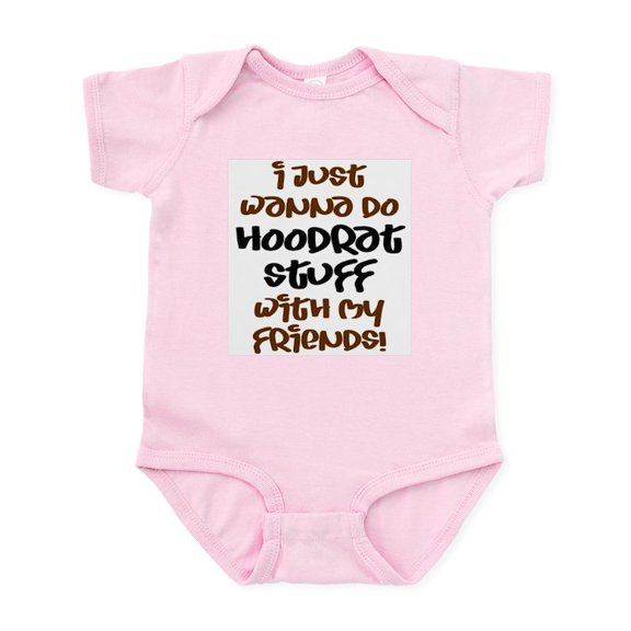 CafePress - Hoodrat_2 Body Suit - Baby Light Bodysuit, Size Newborn - 24 Months