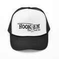 thumbnail image 1 of CafePress - Hook'em Then Cook 'Em - Adjustable Unisex Printed Trucker Hat with Mesh Back, 1 of 8