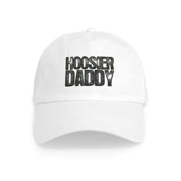 CafePress - Hoosier Daddy Cap - Adjustable 100% Brushed Unisex Cotton Baseball Cap, Beige, 1