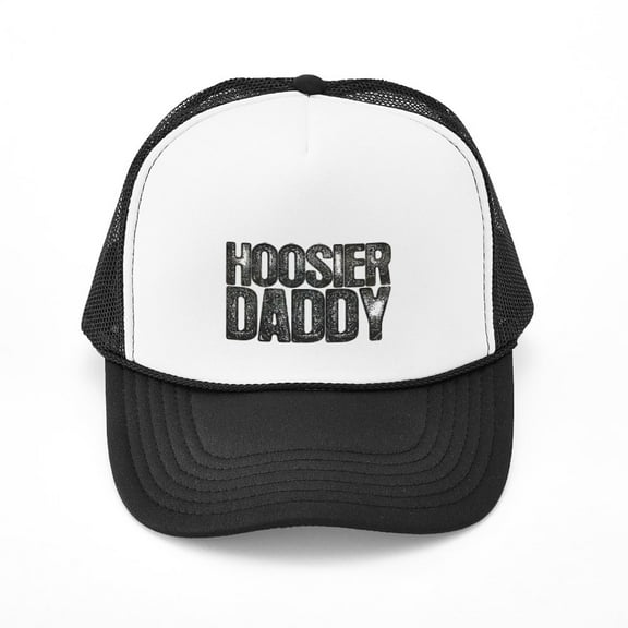 CafePress - Hoosier Daddy - Adjustable Unisex Printed Trucker Hat with Mesh Back