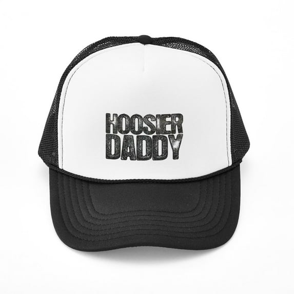 CafePress - Hoosier Daddy - Adjustable Unisex Printed Trucker Hat with Mesh Back