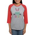 thumbnail image 1 of CafePress - Hoppy Easter Long Sleeve T Shirt - Womens Baseball Tee, 1 of 4