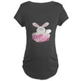 thumbnail image 1 of CafePress - Hoppy Easter Maternity Dark T Shirt - Maternity Dark T-Shirt, 1 of 3