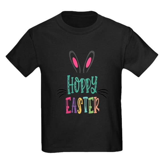CafePress - Hoppy Easter T Shirt - Dark T-Shirt Kids XS-XL