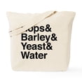thumbnail image 1 of CafePress - Hops Barley Yeast Water Tote Bag - Unisex Canvas Tote Bag, Beige, 1-Piece, 1 of 7