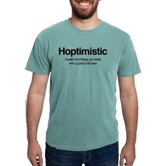 CafePress - Hoptimistic T Shirt - Mens Comfort Colors Shirt