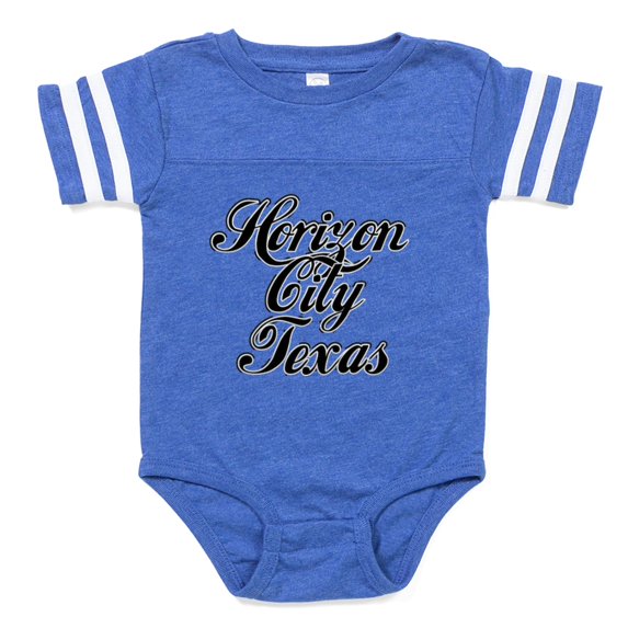 CafePress - Horizon City Texas - Cute Infant Baby Football Bodysuit