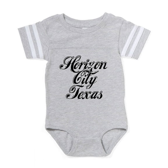 CafePress - Horizon City Texas - Cute Infant Baby Football Bodysuit