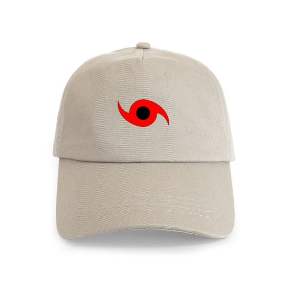 CafePress - Horizontal Hurricane Symbol Cap - Adjustable 100% Brushed Unisex Casual Cotton Baseball Cap, Beige, 1