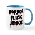 thumbnail image 1 of CafePress - Horror Flick Junkie - 11 oz Ceramic Mug - Novelty Coffee Tea Cup, 1 of 4