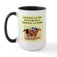 thumbnail image 1 of CafePress - Horse Racing Gifts T Shirts Large Mug - 15 oz Ceramic Large White Novelty Mug, 1 of 4