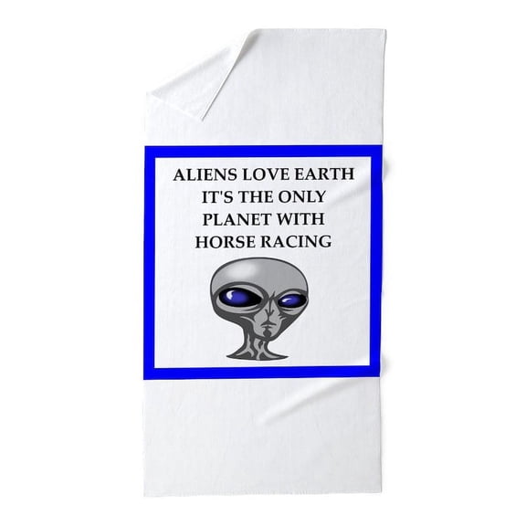 CafePress - Horse Racing - Large Beach Towel, Soft 30"x60" Towel with Unique Design