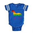 thumbnail image 1 of CafePress - Horse Rainbow - Cute Infant Baby Football Bodysuit, 1 of 3