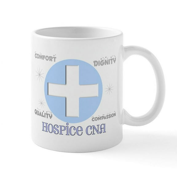 CafePress - Hospice Mug - 11 oz Ceramic Mug - Novelty Coffee Tea Cup