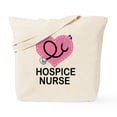 thumbnail image 1 of CafePress - Hospice Nurse Heart Tote Bag - Unisex Canvas Tote Bag, Beige, 1-Piece, 1 of 9