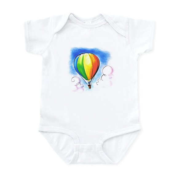 CafePress - Hot Air Balloon Infant Bodysuit - Baby Light Bodysuit, Size Newborn - 24 Months