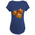 thumbnail image 1 of CafePress - Hot Cross Buns Maternity Dark T Shirt - Maternity Dark T-Shirt, 1 of 3