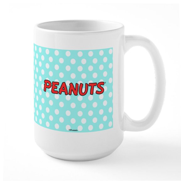 CafePress - Hot Dots Large Mug - 15 oz Ceramic Large White Novelty Mug