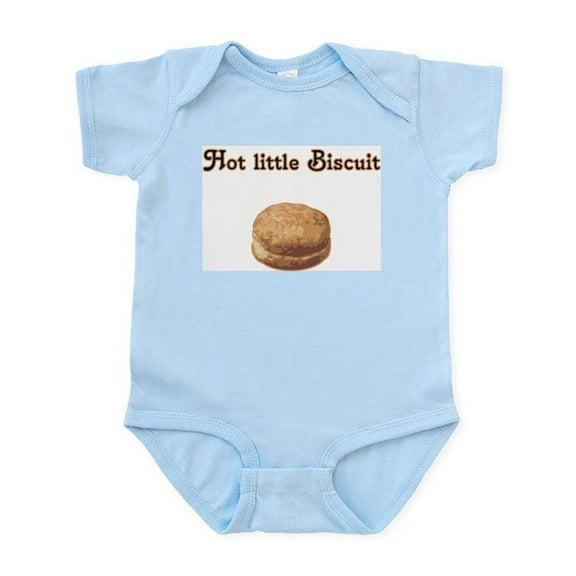 CafePress - Hot Little Biscuit Infant Creeper - Baby Light Bodysuit, Size Newborn - 24 Months