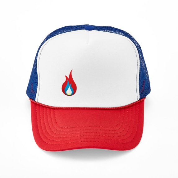 CafePress - Hotwife_Reverse - Adjustable Unisex Printed Trucker Hat with Mesh Back