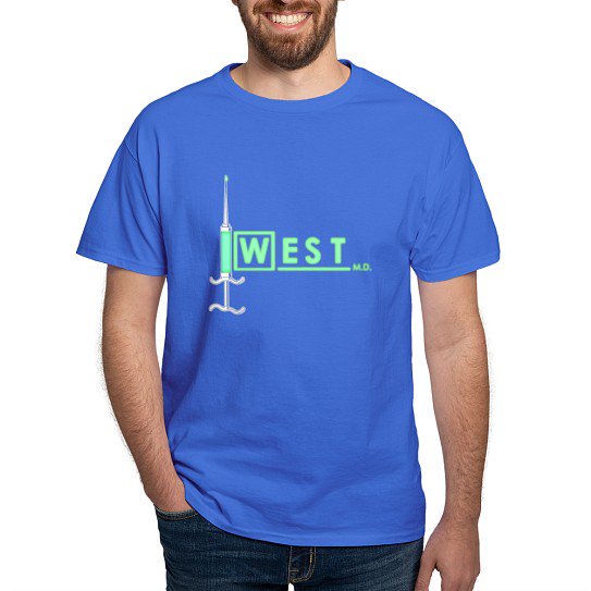 CafePress - House Meets West Dark T Shirt - Men's Classic Cotton T-Shirts