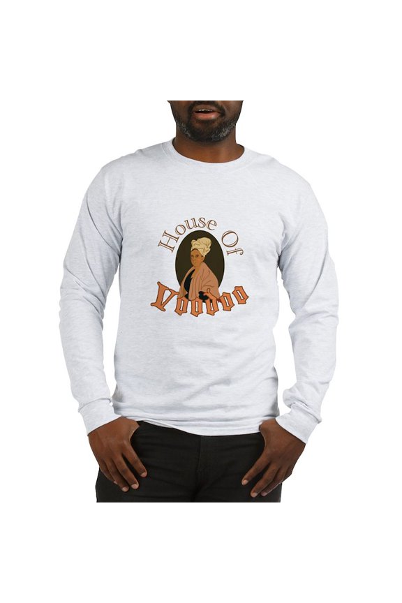 - House Of Voodoo Long Sleeve T Shirt - Unisex Cotton Long Sleeve T-Shirt