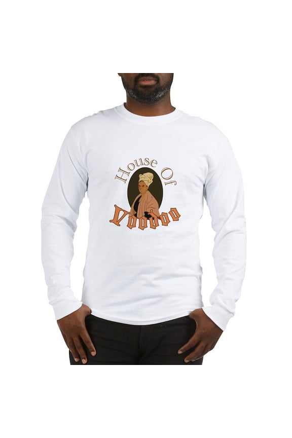 - House Of Voodoo Long Sleeve T Shirt - Unisex Cotton Long Sleeve T-Shirt