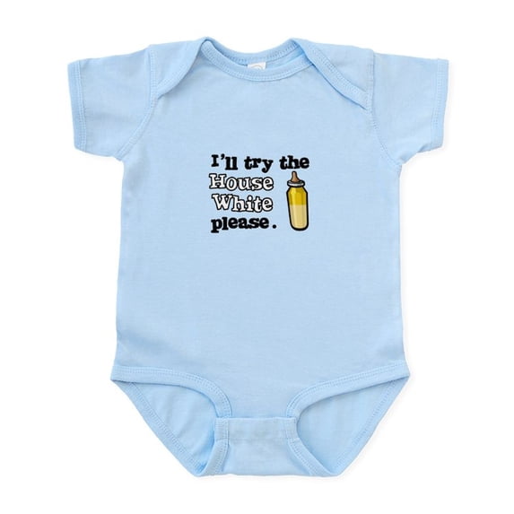 CafePress - House White Infant Bodysuit - Baby Light Bodysuit, Size Newborn - 24 Months