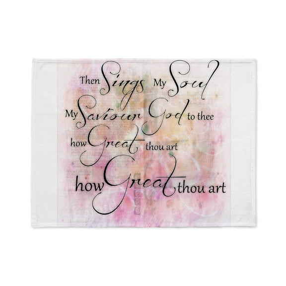 CafePress - How Great Thou Art - Soft Fleece Throw Stadium Blanket, 30"x40"