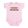 thumbnail image 1 of CafePress - How I Roll Baking Infant Bodysuit - Baby Light Bodysuit, Size Newborn - 24 Months, 1 of 4